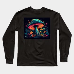 Mystic Mushroom Melodies Tee Long Sleeve T-Shirt